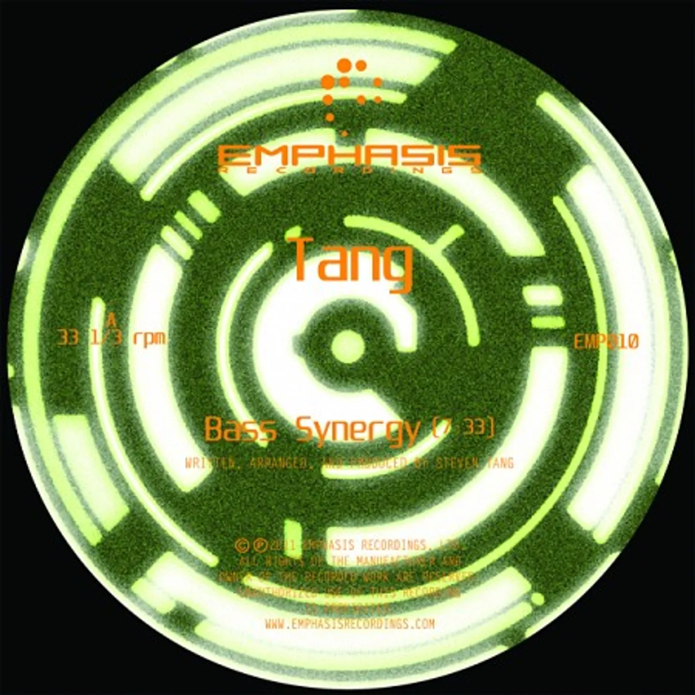 Steven Tang BASS SYNERGY Vinyl Record