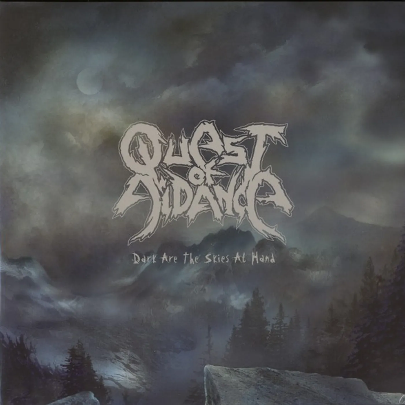 Quest Of Aidance DARK ARE THE SKIES AT HAND Vinyl Record