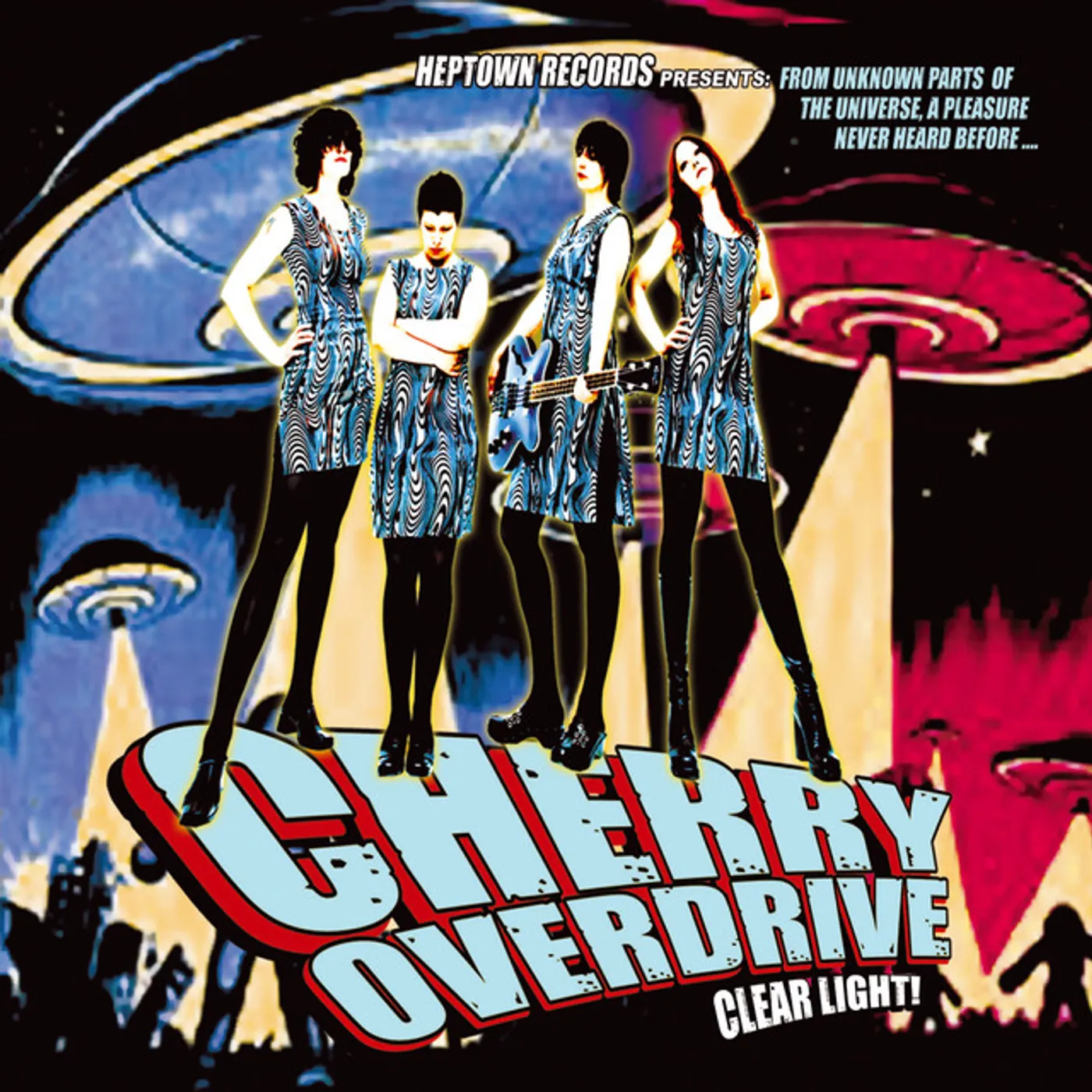 Cherry Overdrive Clear Light Vinyl Record