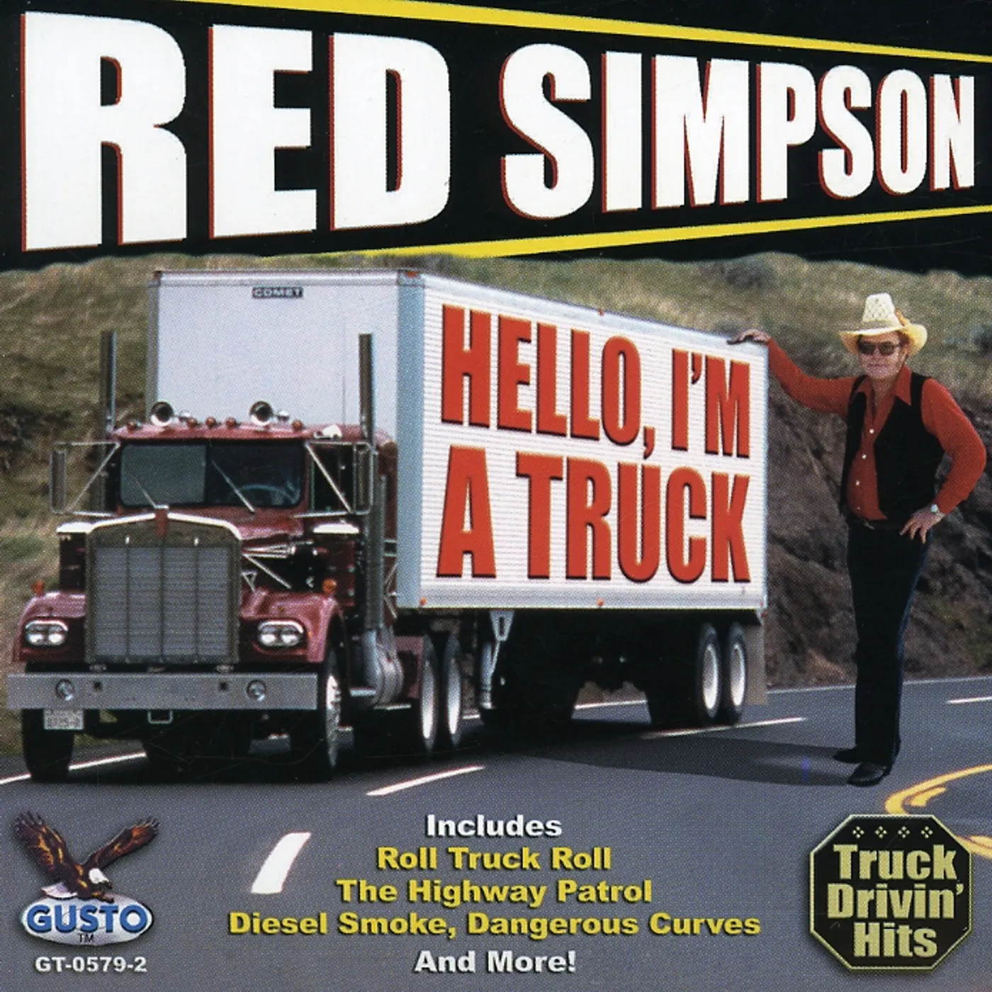 Red Simpson HELLO I'M A TRUCK CD