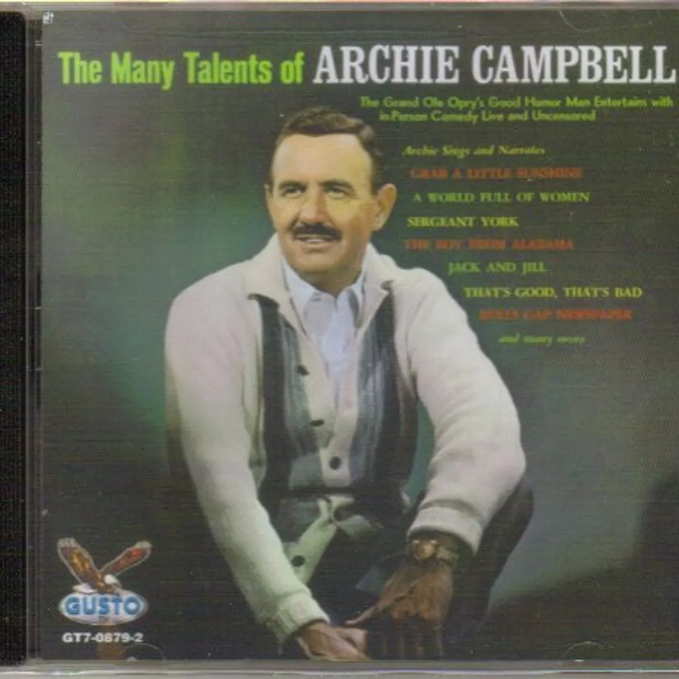 Archie Campbell MANY TALENTS OF CD