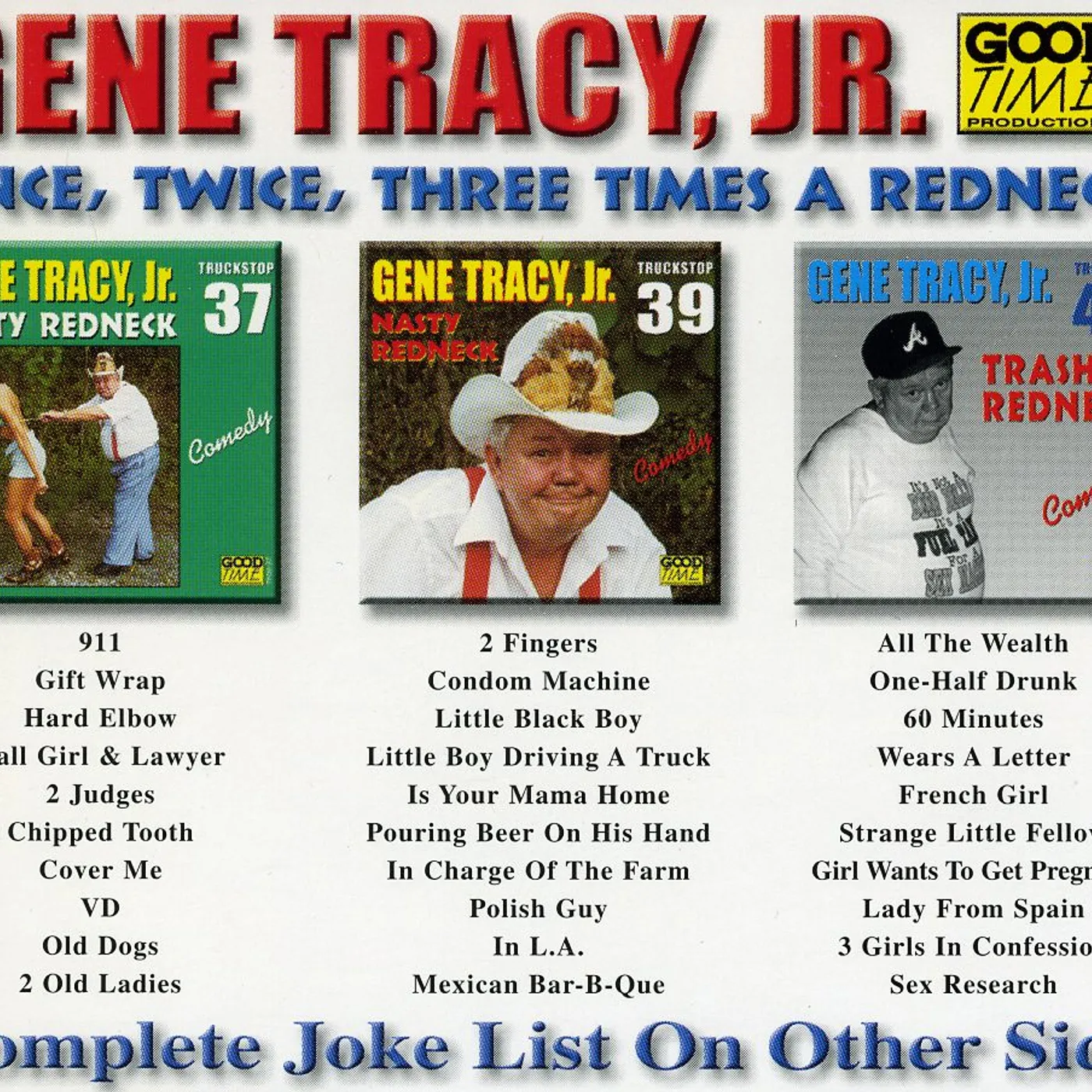 Gene Tracy ONE TWICE THREE TIMES CD