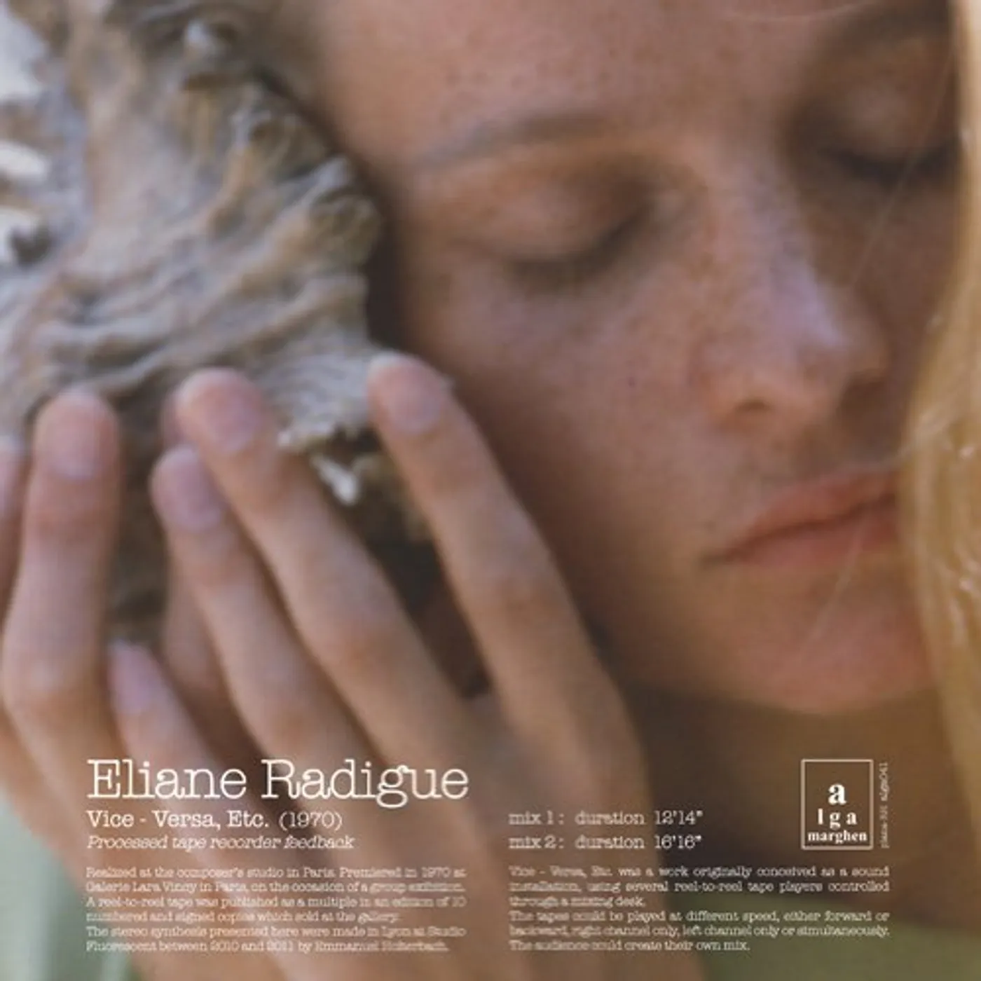 Éliane Radigue VICE-VERSA ETC Vinyl Record