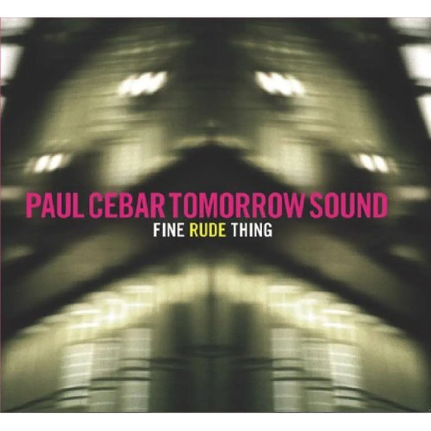 Paul Cebar FINE RUDE THING CD