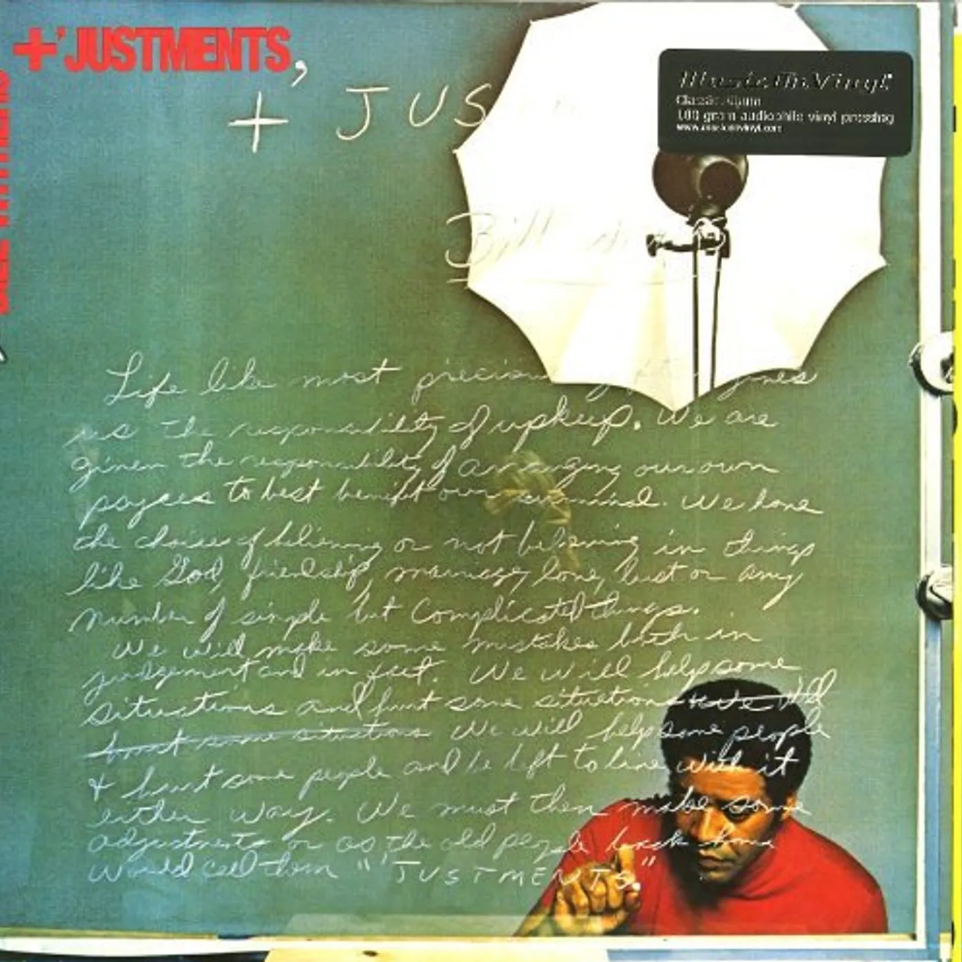 Bill Withers JUSTMENTS Vinyl Record