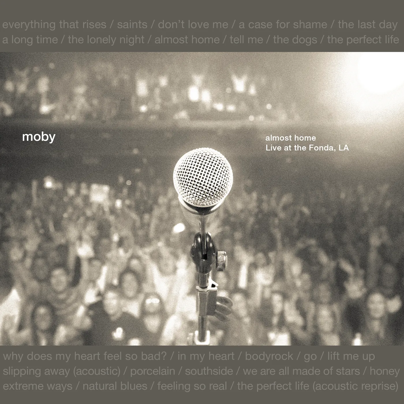 Moby ALMOST HOME: LIVE AT THE FONDA LA DVD