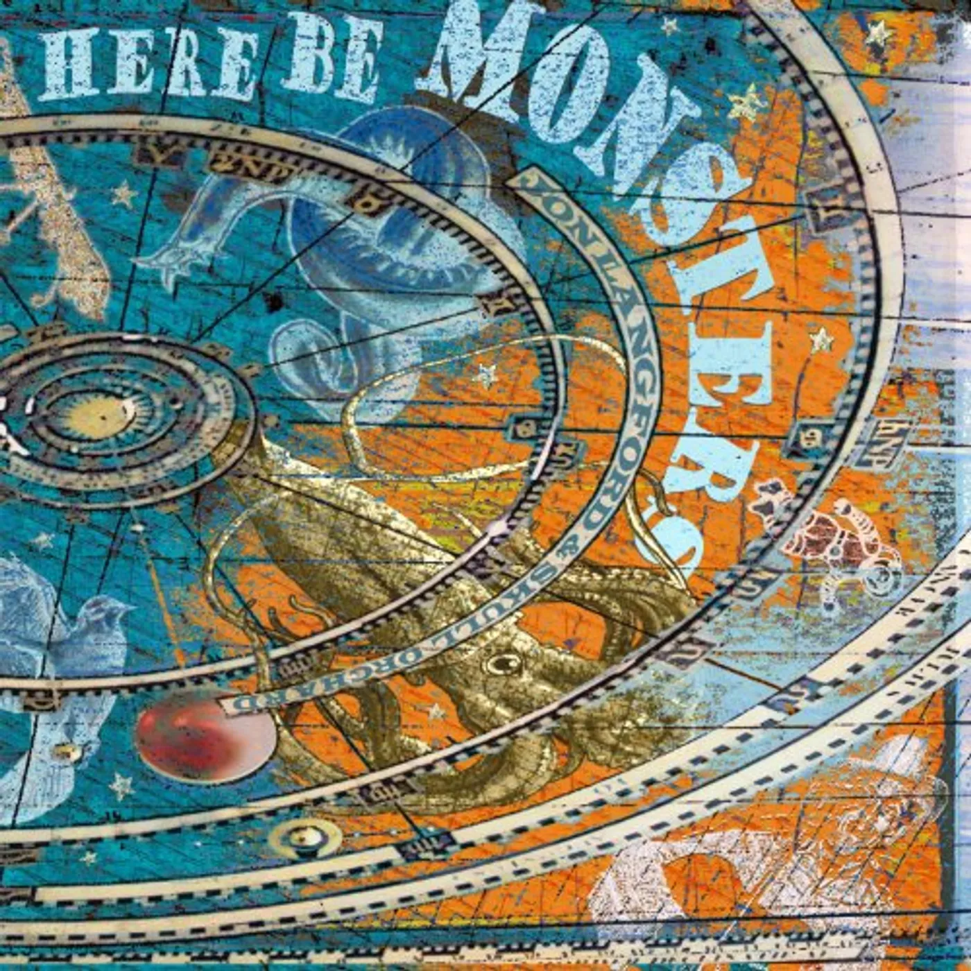 Jon Langford & Skull Orchard Here Be Monsters Vinyl Record