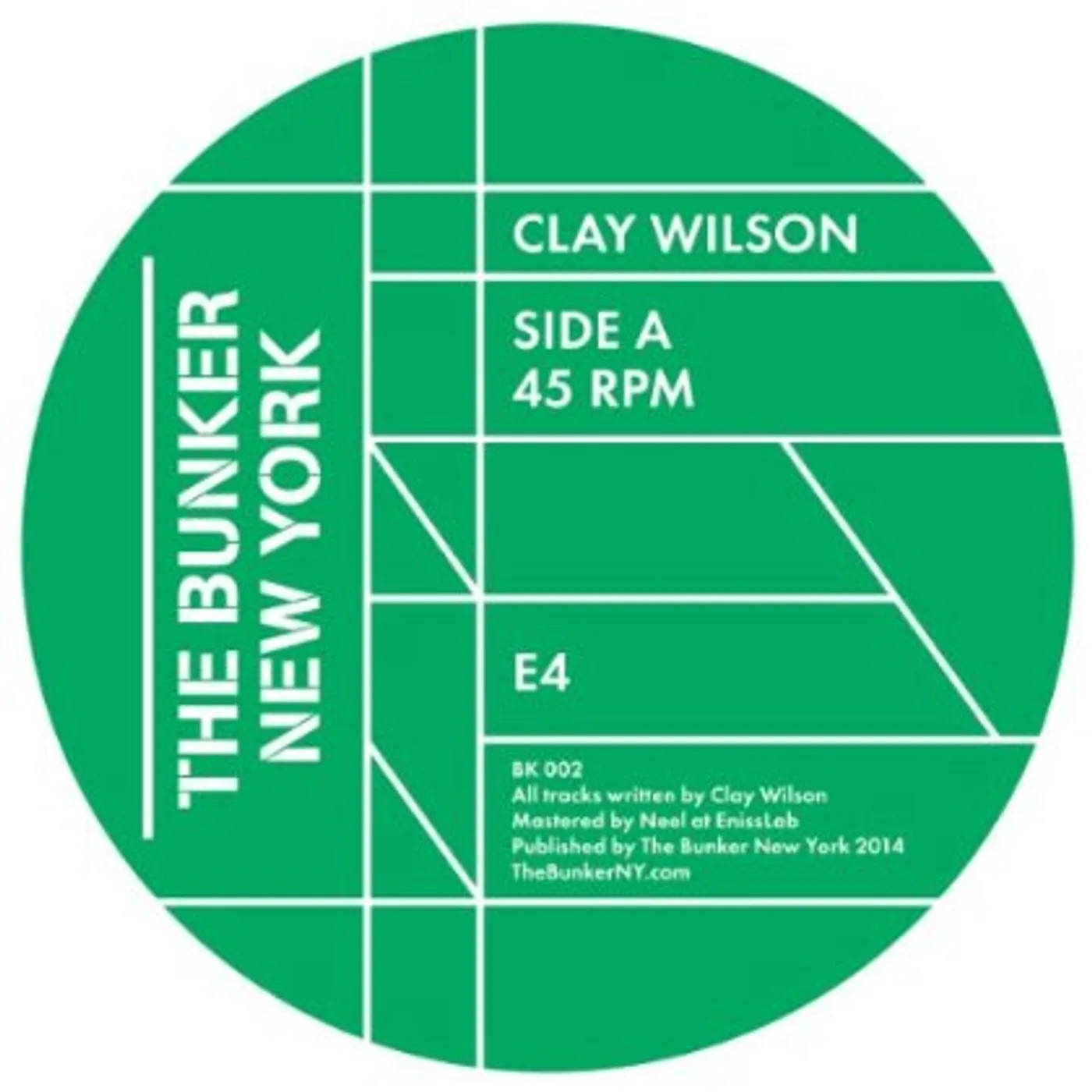 Clay Wilson BUNKER NEW YORK 002 Vinyl Record