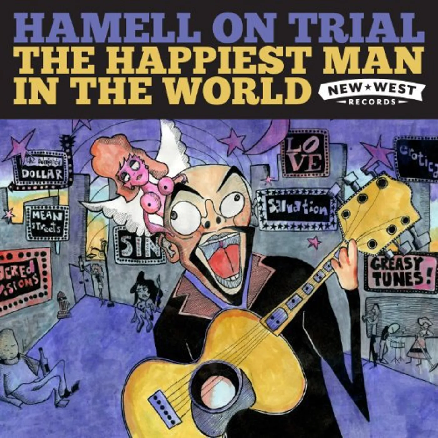 Hamell on Trial HAPPIEST MAN IN THE WORLD Vinyl Record