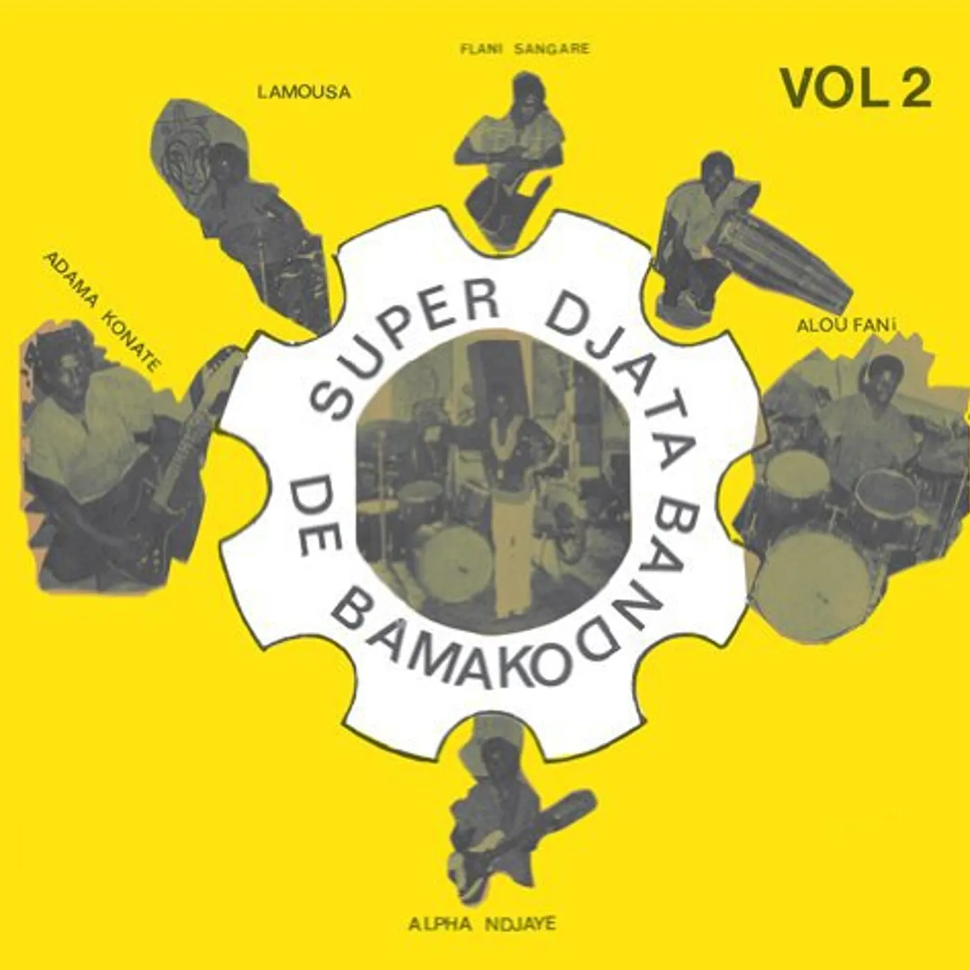Super Djata Band De Bamako YELLOW 2 Vinyl Record