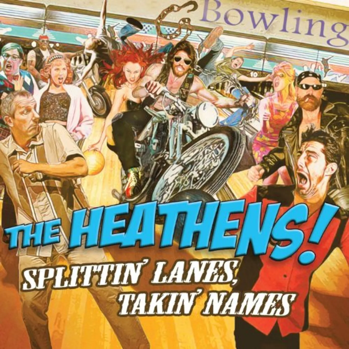 The Heathens SPLITTIN LANES TAKIN NAMES CD