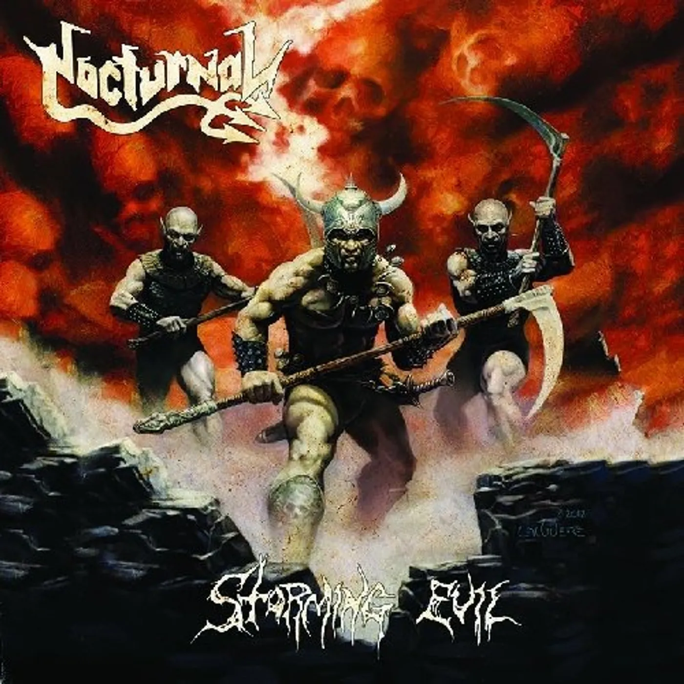 Nocturnal STORMING EVIL CD