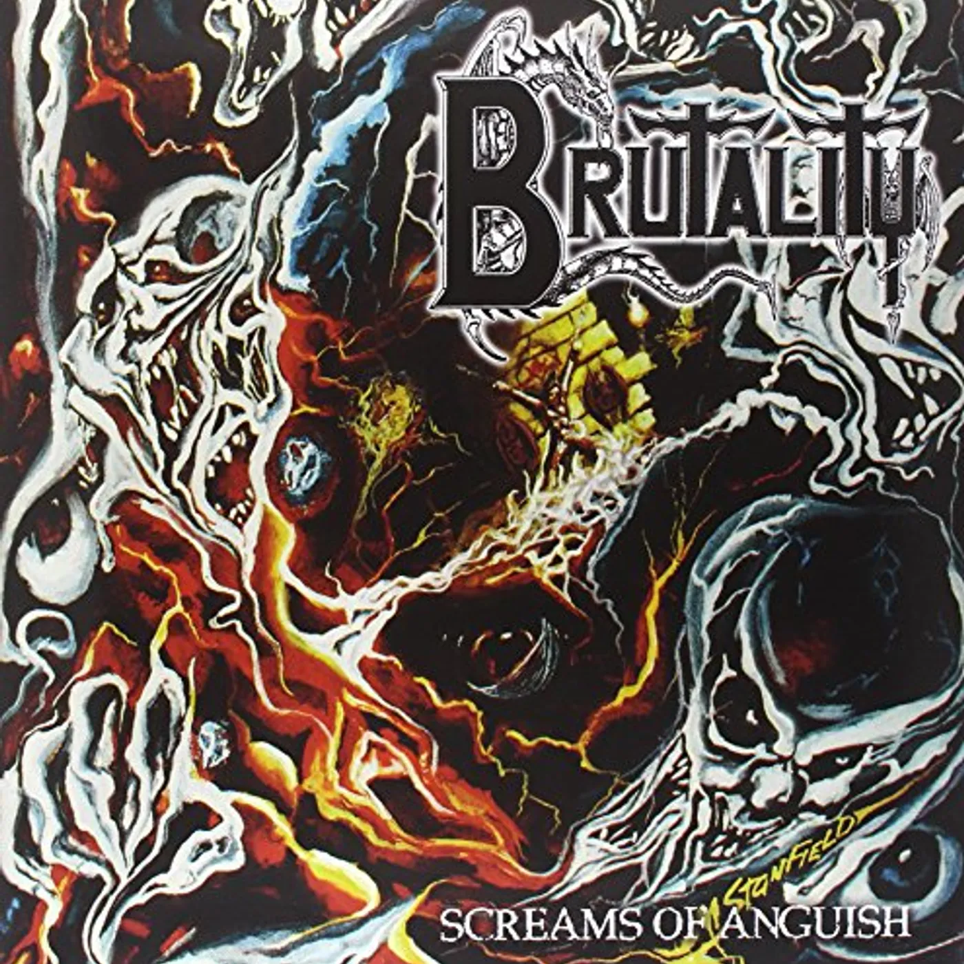 Brutality SCREAMS OF ANGUISH Vinyl Record