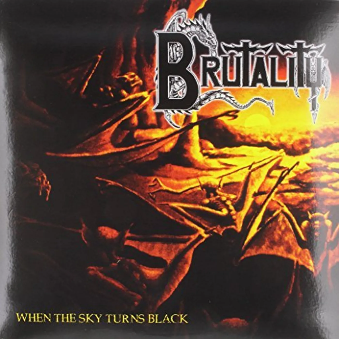 Brutality WHEN THE SKY TURNS BLACK Vinyl Record