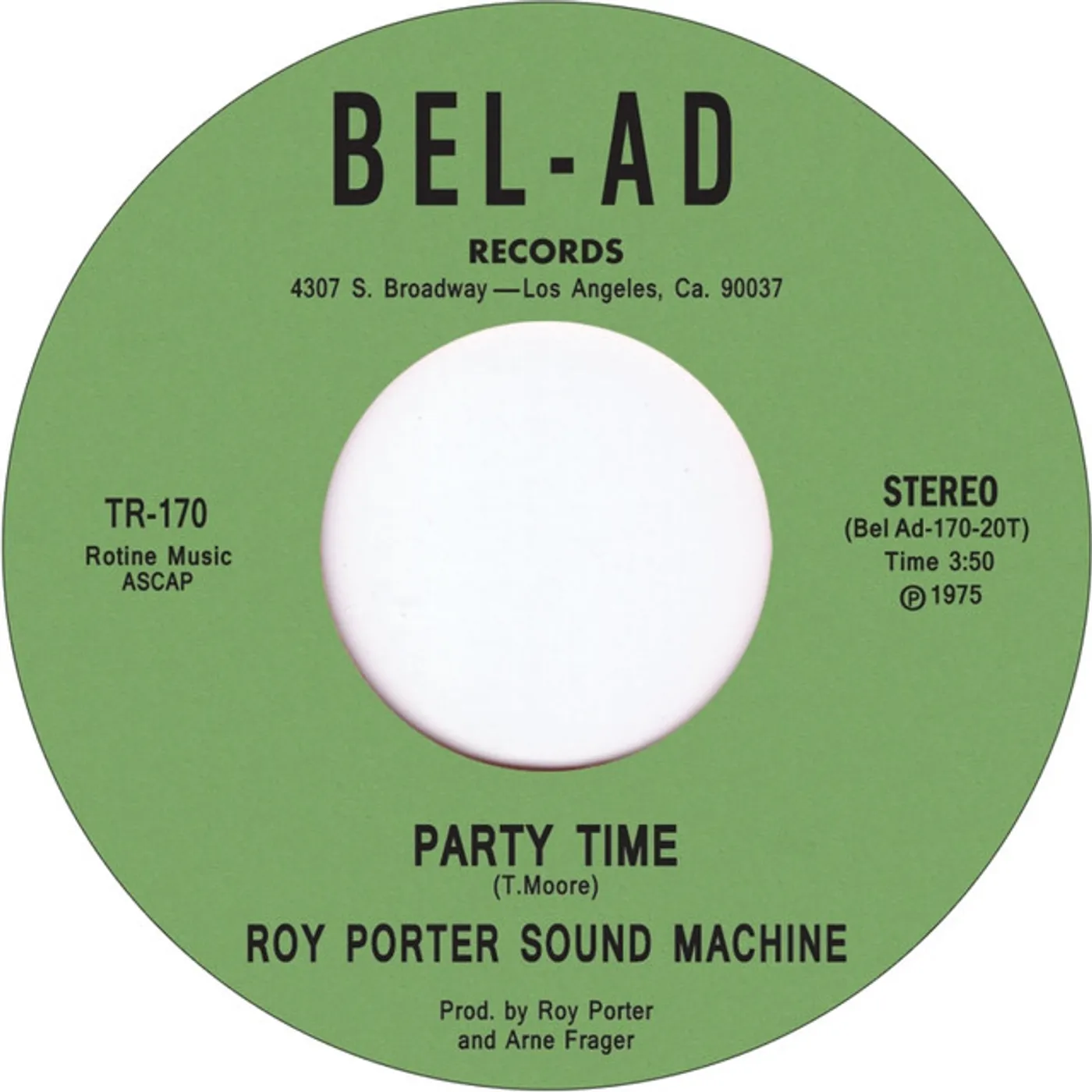 Roy Porter Sound Machine Party Time Vinyl Record