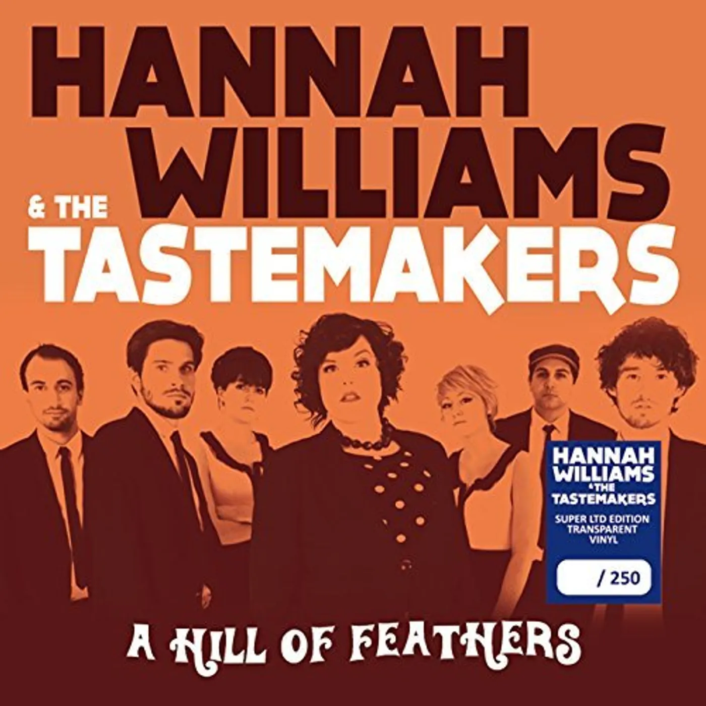 Hannah Williams & The Tastemakers HILL OF FEATHERS Vinyl Record - UK Release