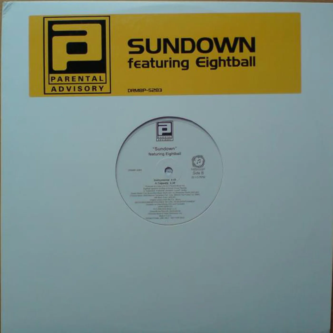 P.A. (Parental Advisory) SUNDOWN Vinyl Record