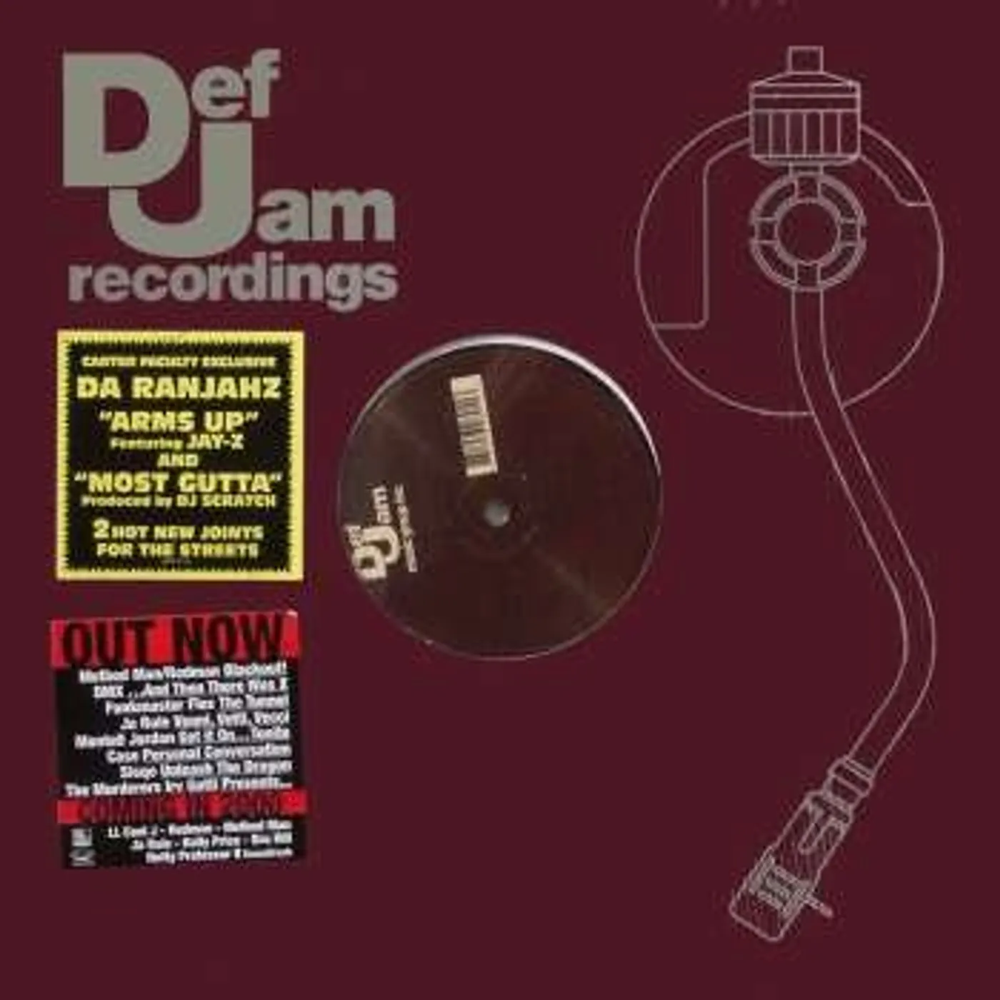 Da Ranjahz Arms Up Vinyl Record