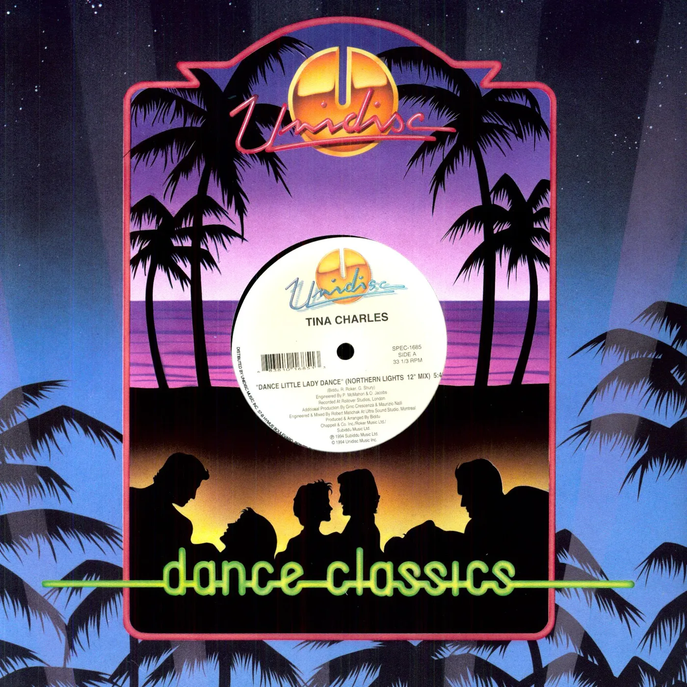 Tina Charles FIRE/DANCE LITTLE LADY DANCE Vinyl Record