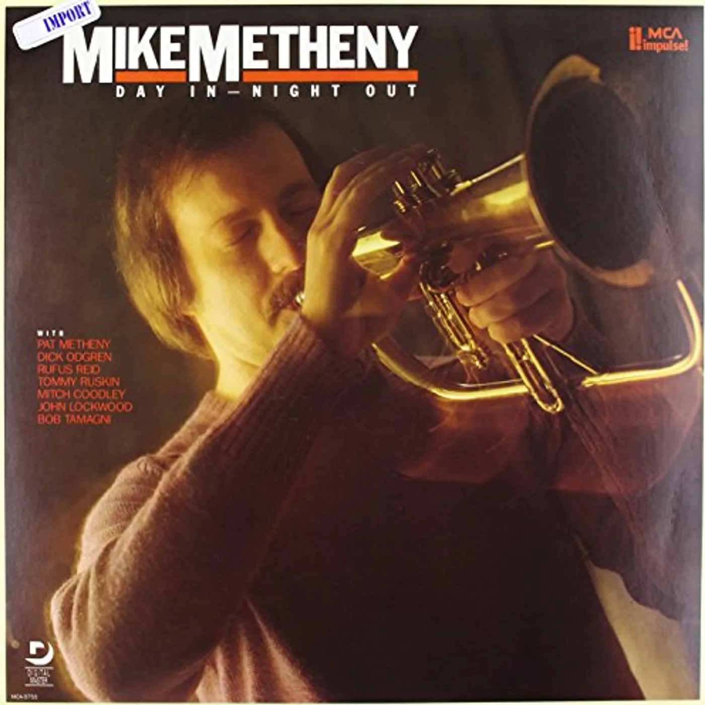 Mike Metheny DAY IN NIGHT OUT Vinyl Record