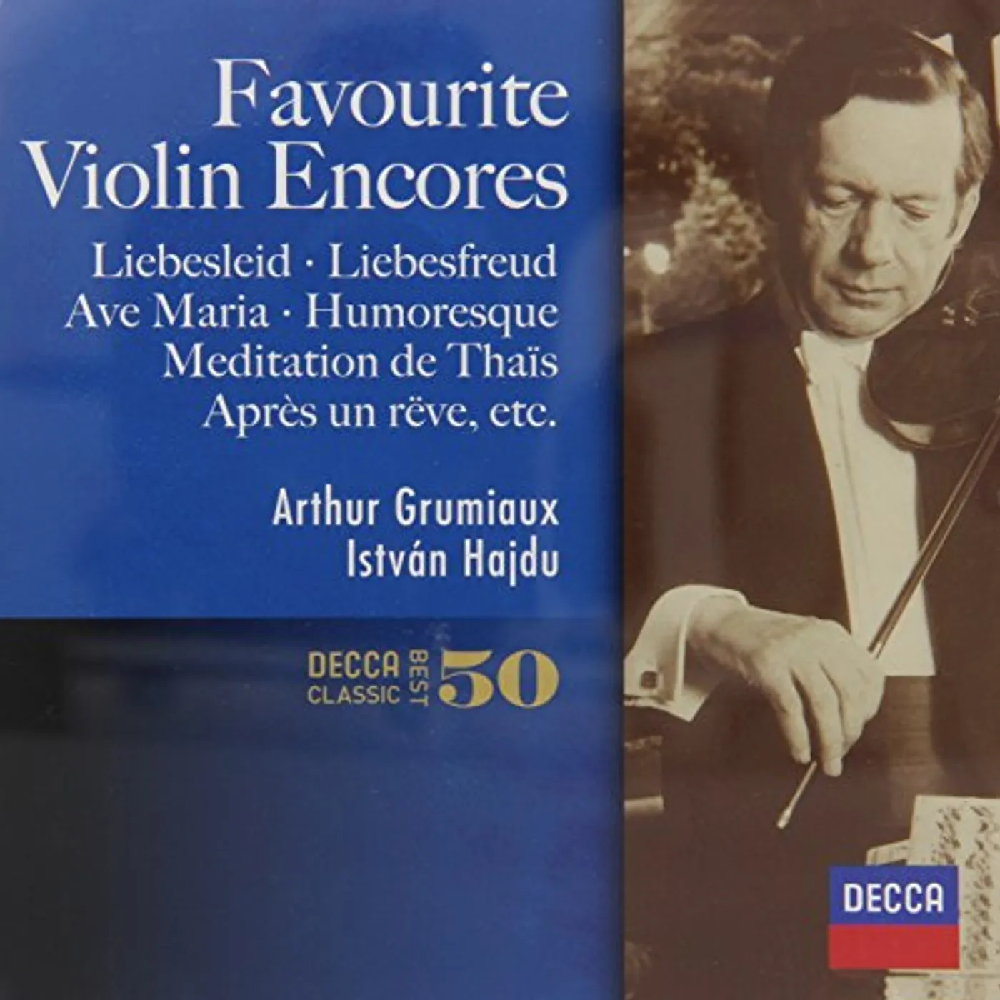 Arthur Grumiaux FAVOURITE VIOLIN ENCORES CD