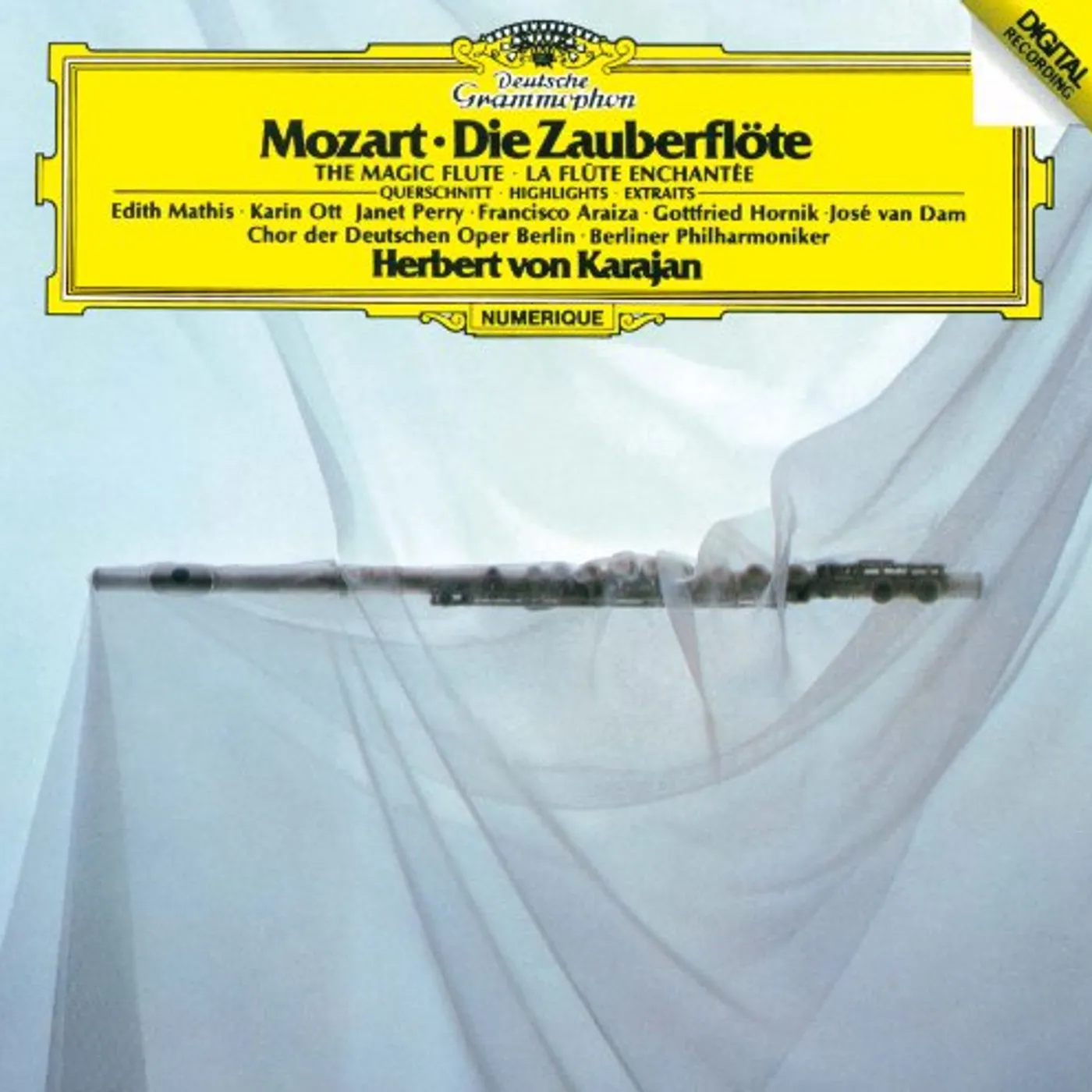 Herbert von Karajan MOZART: DIE ZAUBERFLOTE (EXCERPT) CD