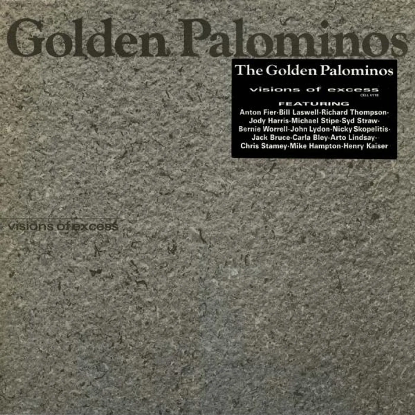 The Golden Palominos Visions Of Excess Vinyl Record