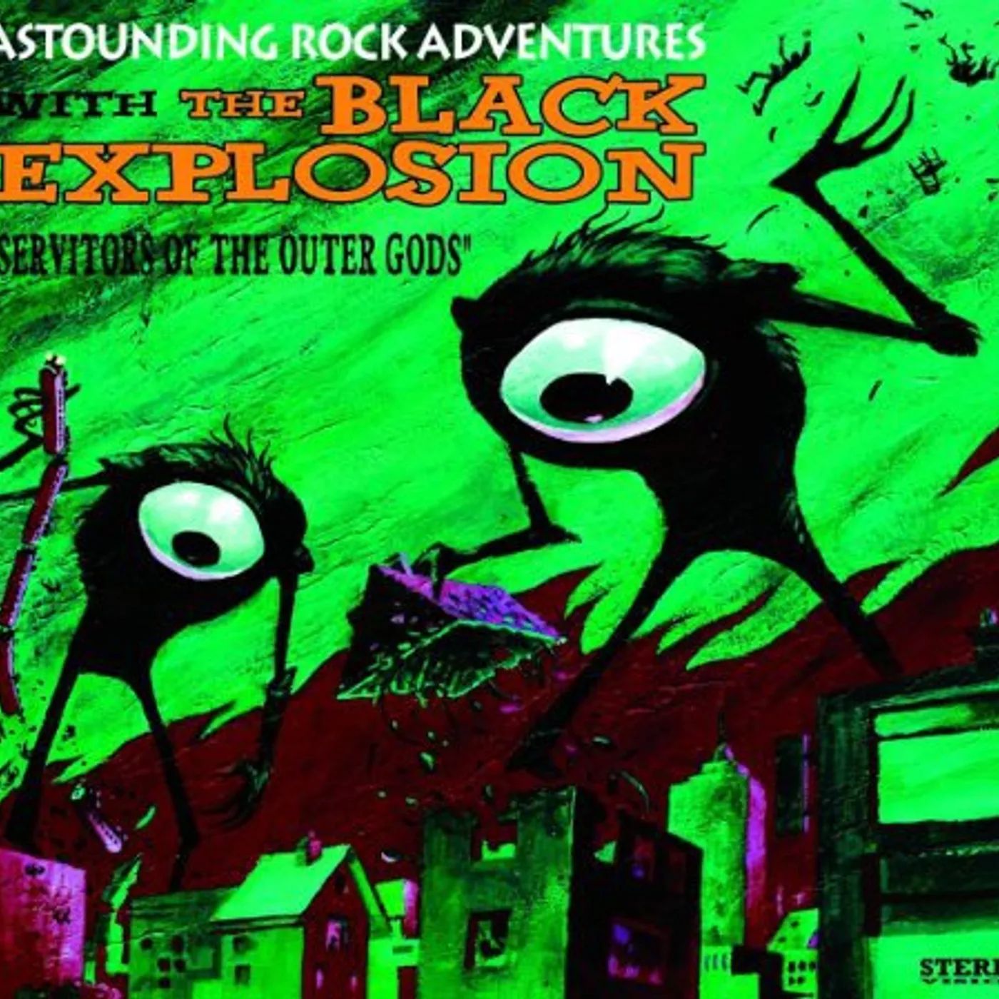 The Black Explosion Servitors Of The Outer Gods Vinyl Record