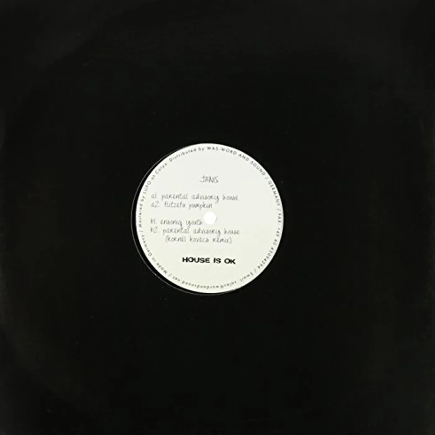 Janis Parental Advisory House Vinyl Record
