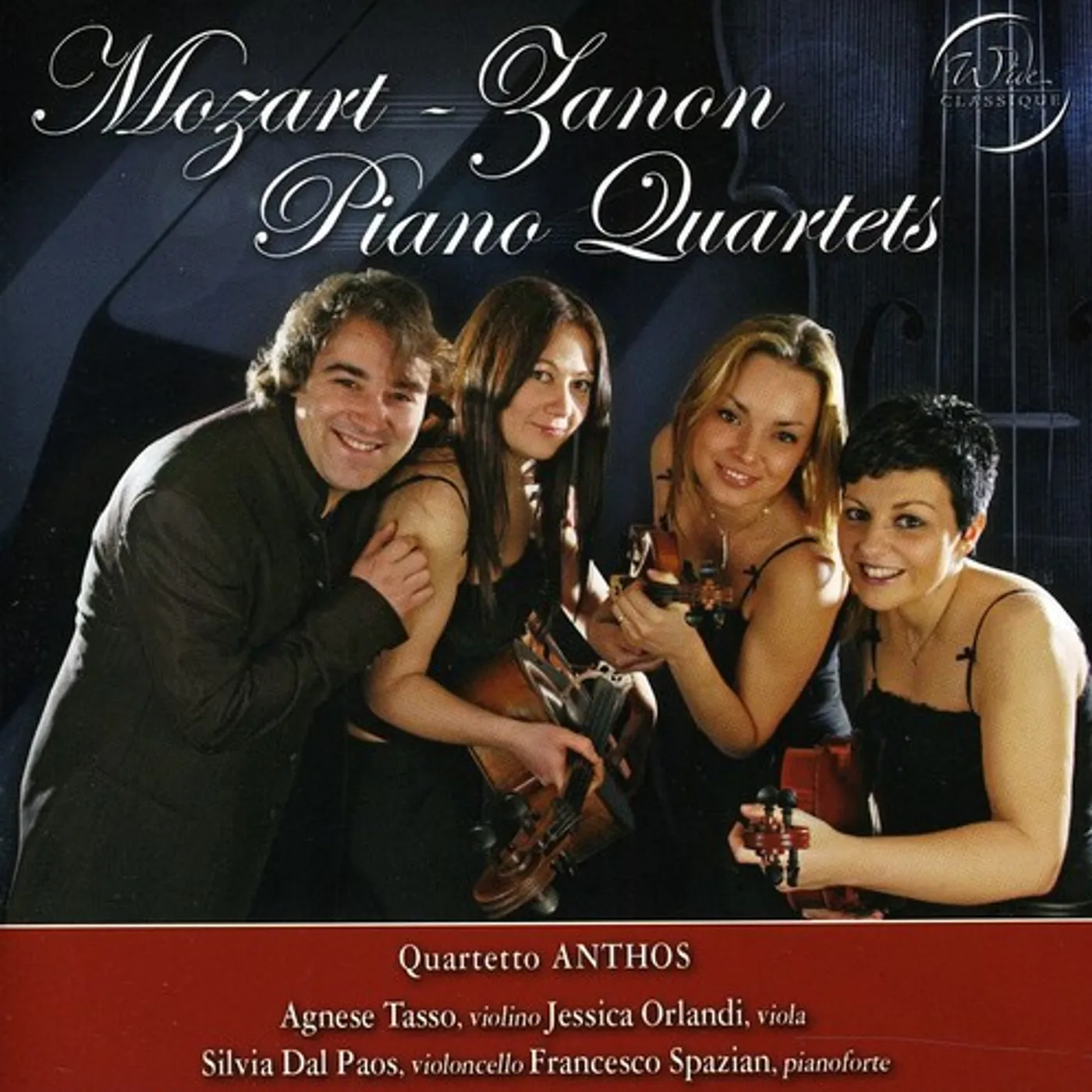 Quartetto Anthos MOZART-ZANON PIANO 4TETS CD