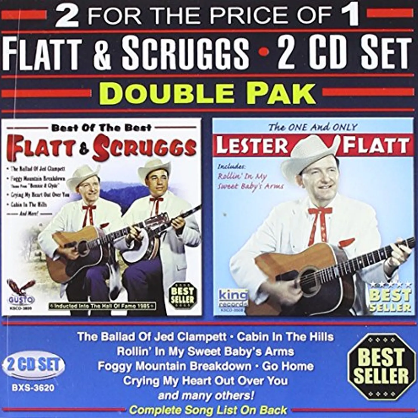 Foggy Mountain Boys (Flatt and Scruggs) DOUBLE PAK CD