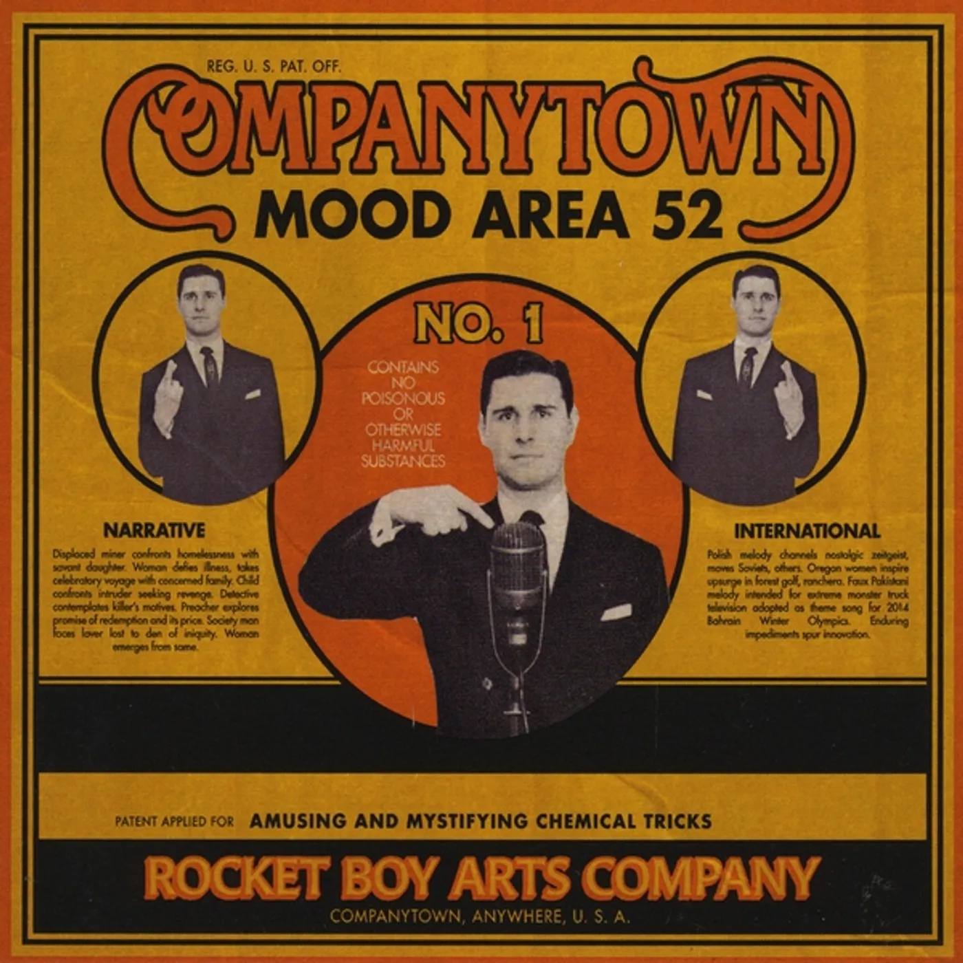 Mood Area 52 COMPANY TOWN CD