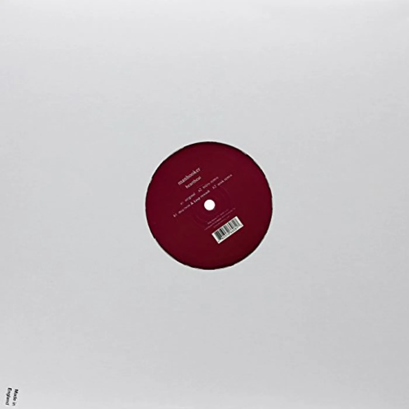 Manhooker Heartbeat Vinyl Record