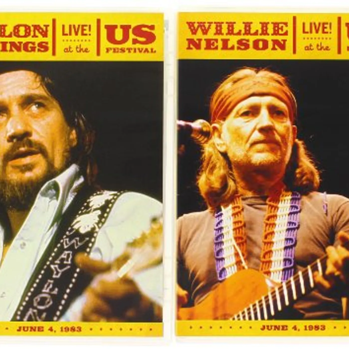 Willie Nelson & Waylon Jennings LIVE AT THE US FESTIVAL 1983 DVD