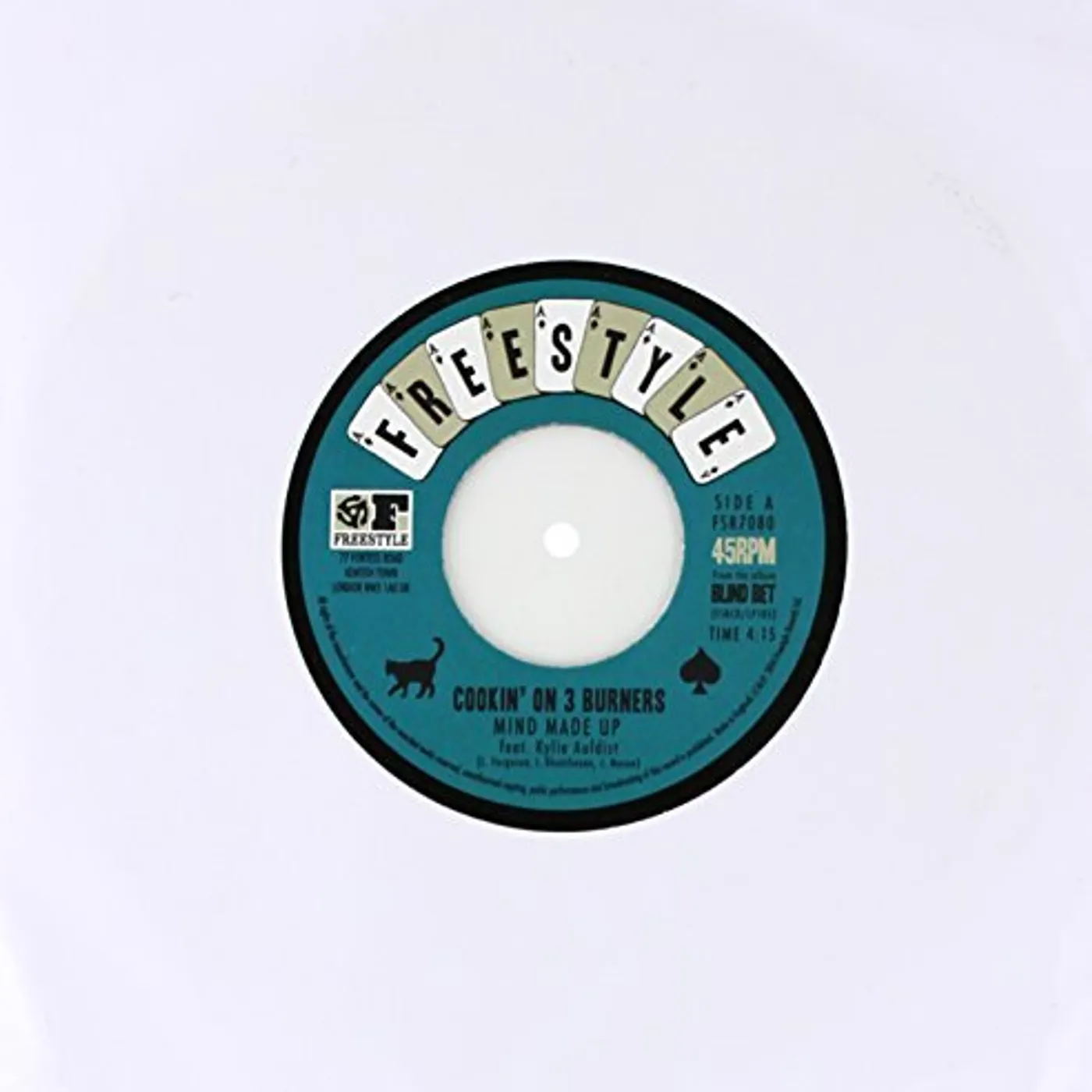 Cookin' On 3 Burners MIND MADE UP/LOSIN STREAK Vinyl Record