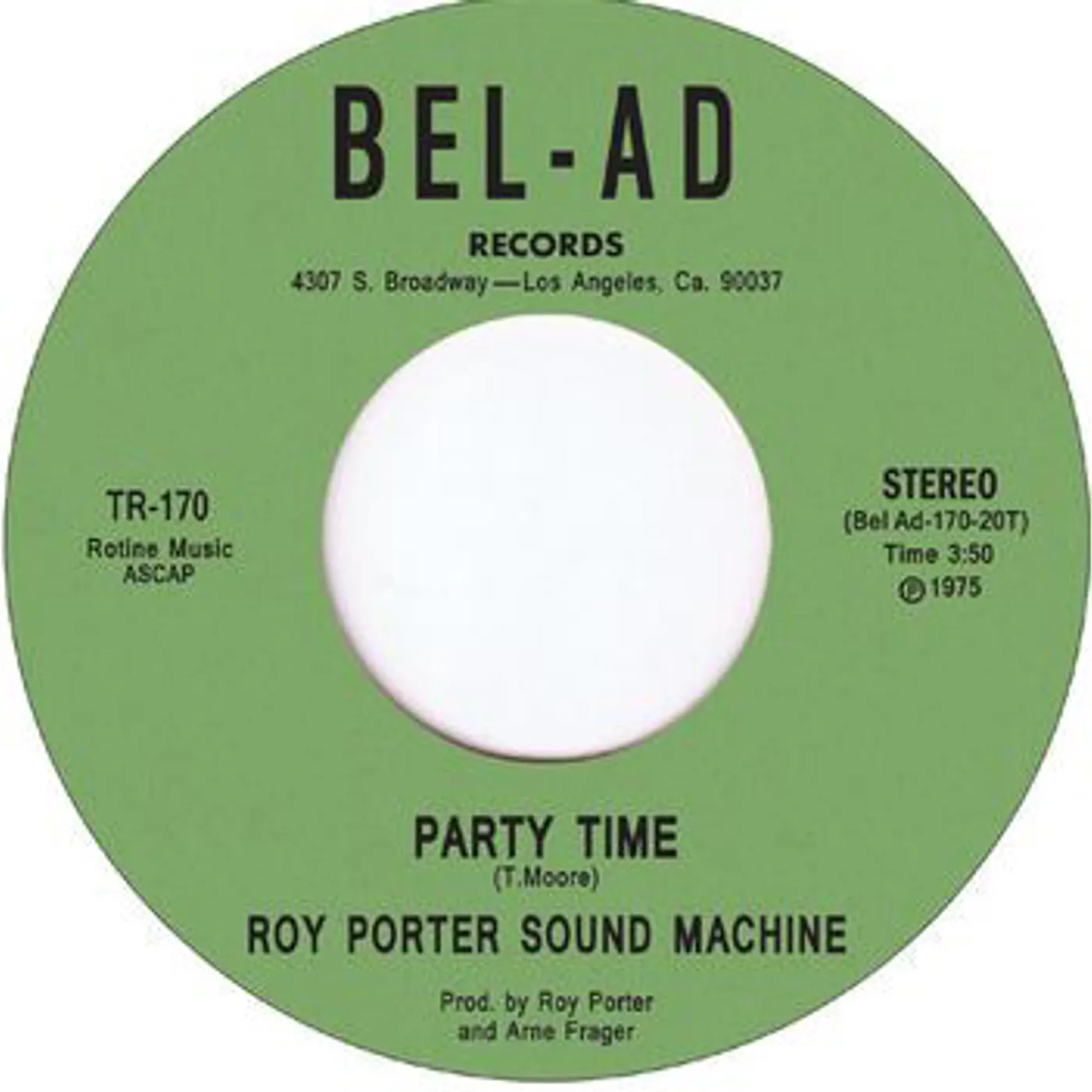 Roy Porter Sound Machine OUT ON THE TOWN TONITE Vinyl Record