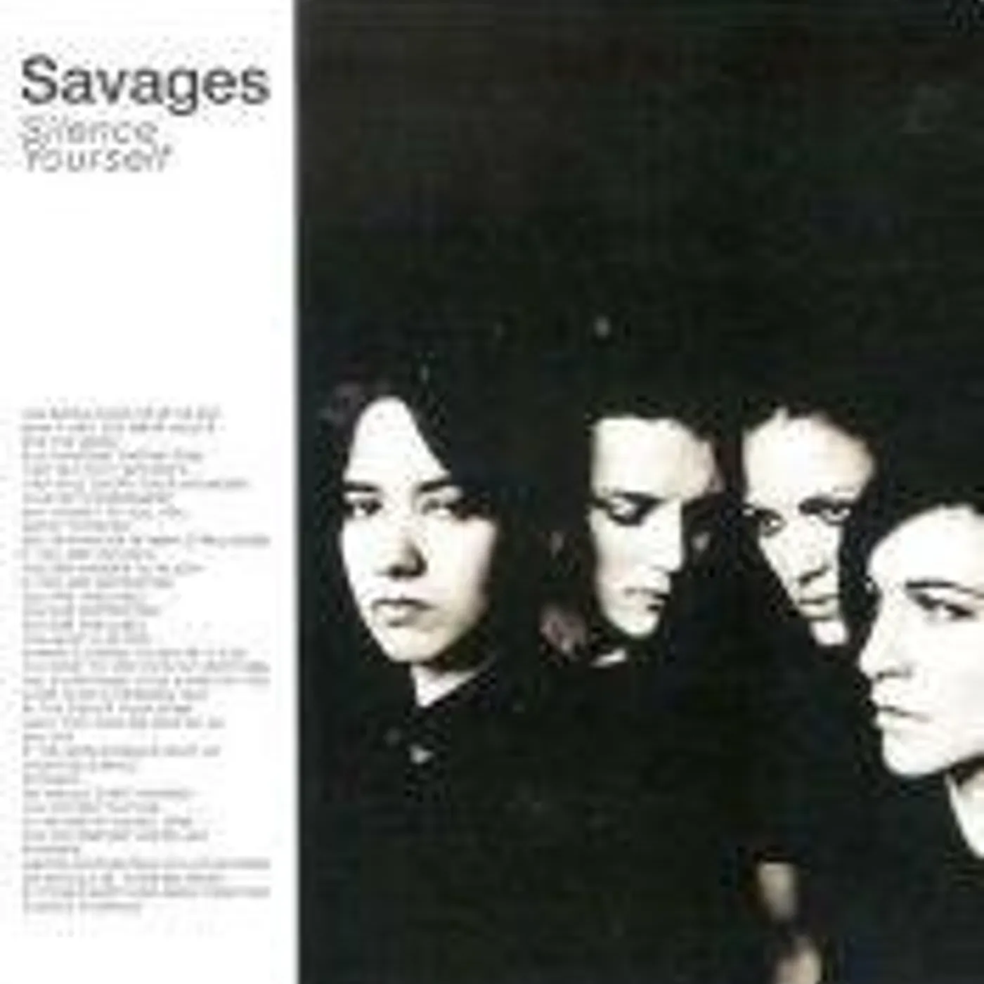 Savages SILENCE YOURSELF CD