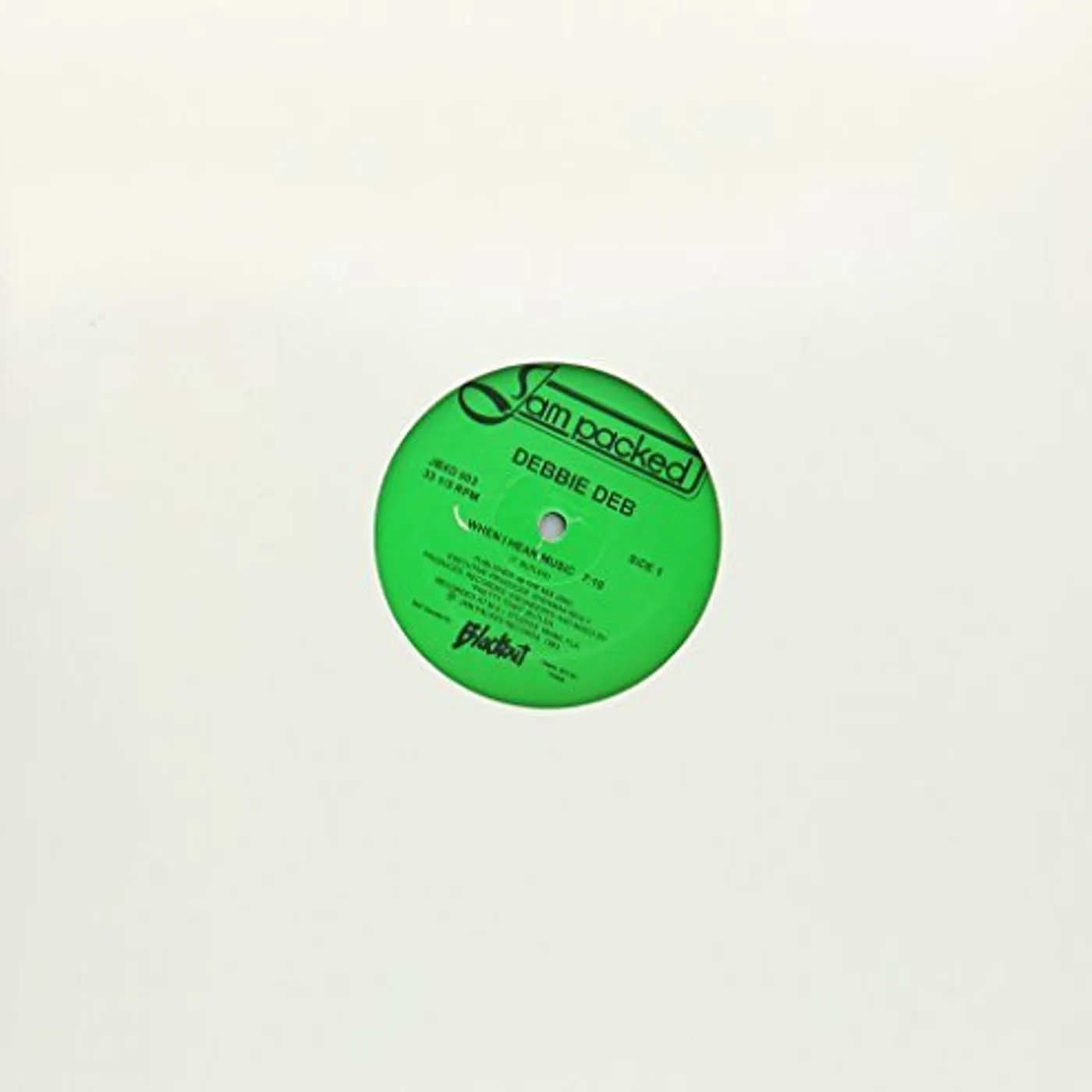 Debbie Deb WHEN I HEAR MUSIC (+INSTRUMENTAL) Vinyl Record