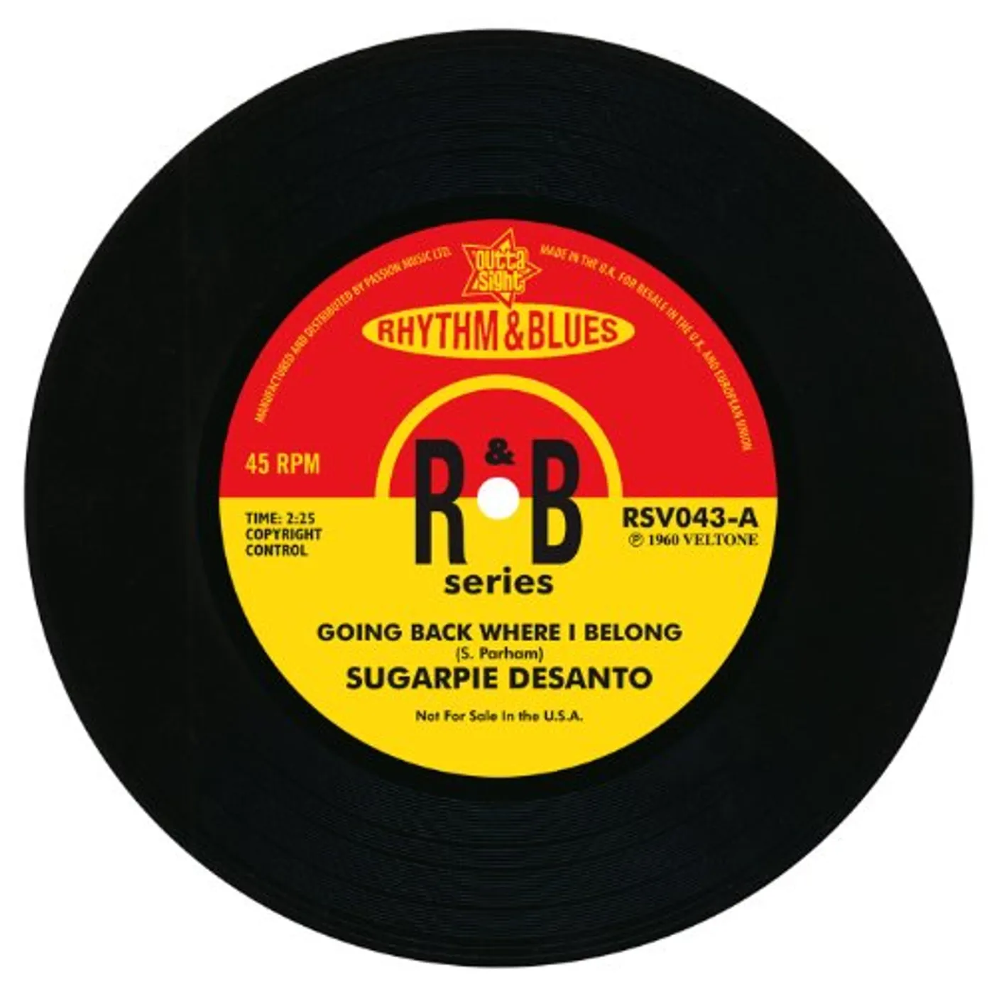 Nat/Sugarpie Desanto Hendrix GOING BACK WHERE I BELONG Vinyl Record