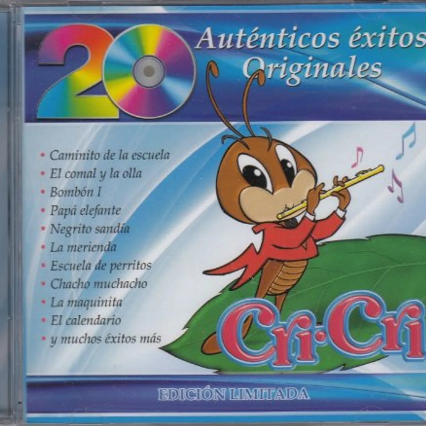 Cri-Cri 20 AUTENTICOS EXITOS ORIGINALES CD