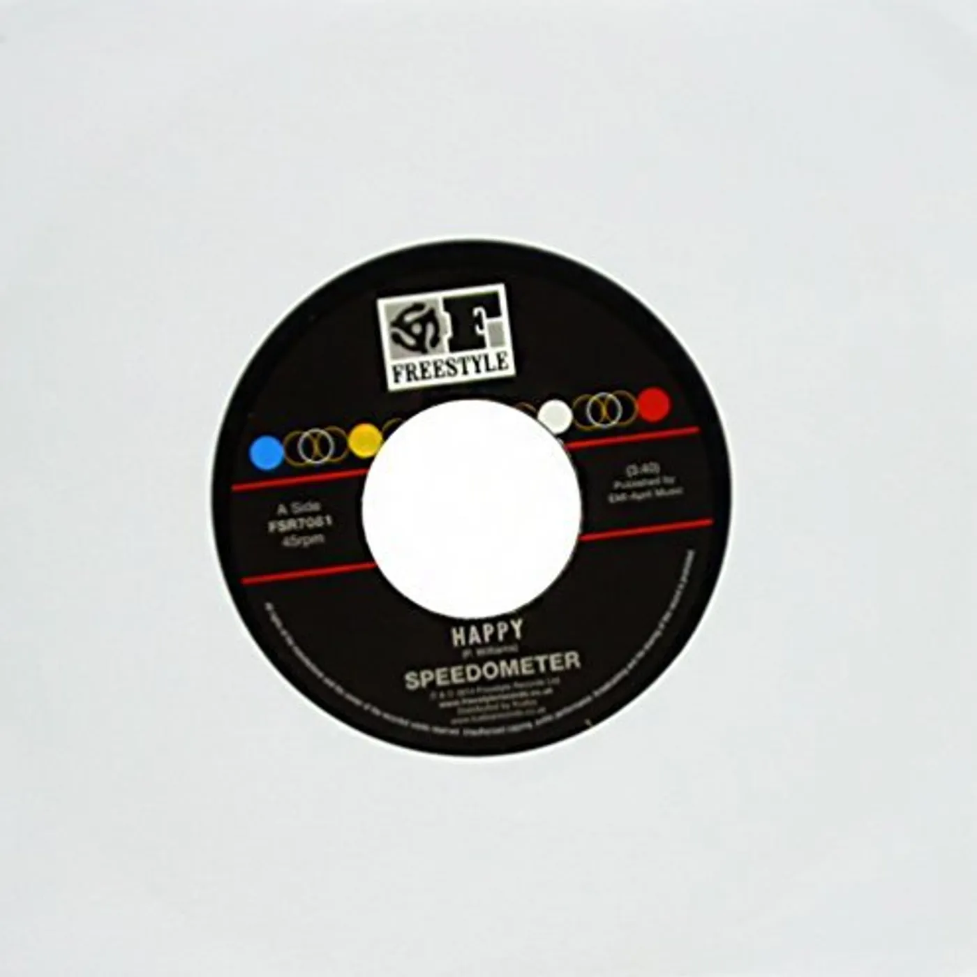 Speedometer Happy Vinyl Record
