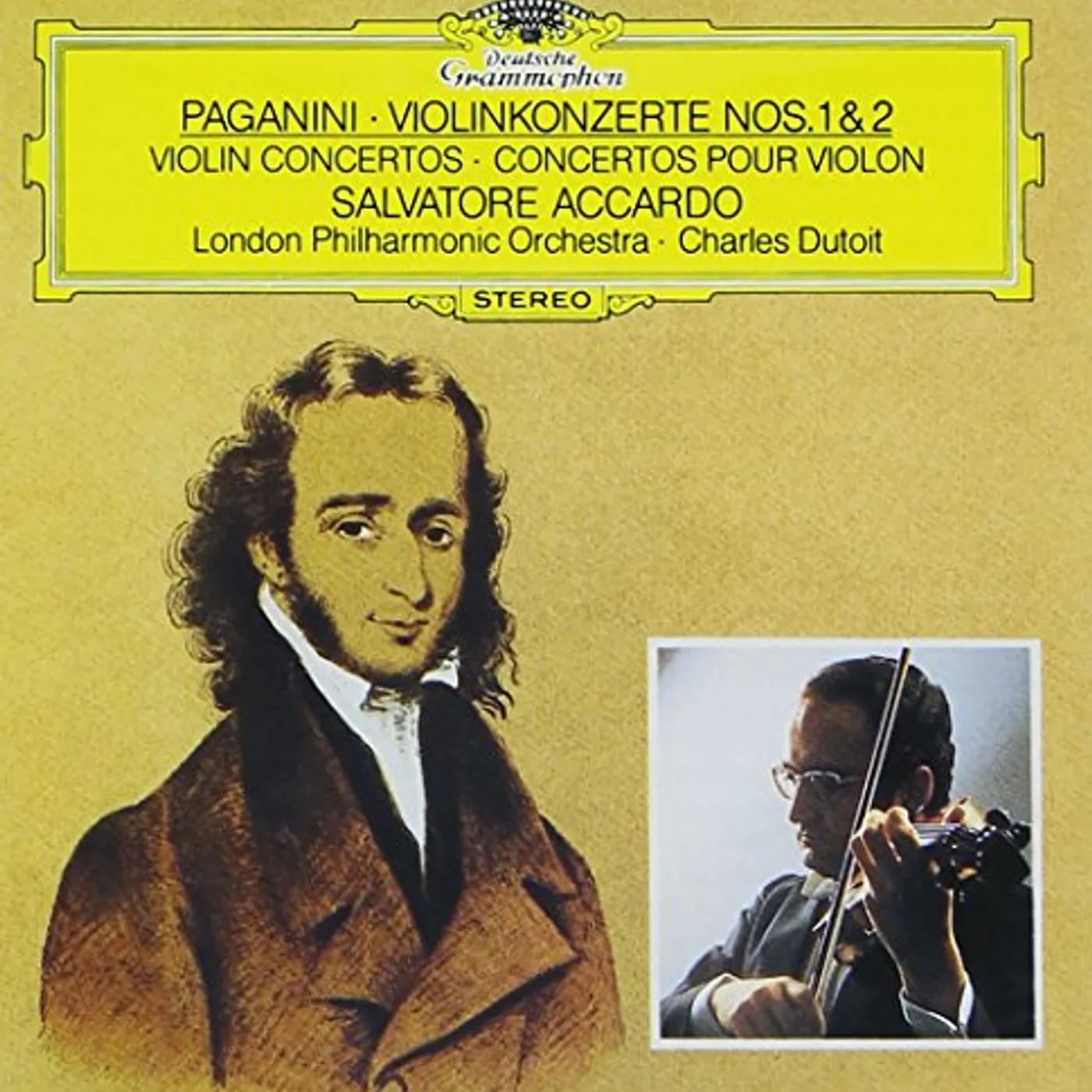 Salvatore Accardo PAGANINI: VIOLIN CONCERTOS NOS.1 & 2 CD