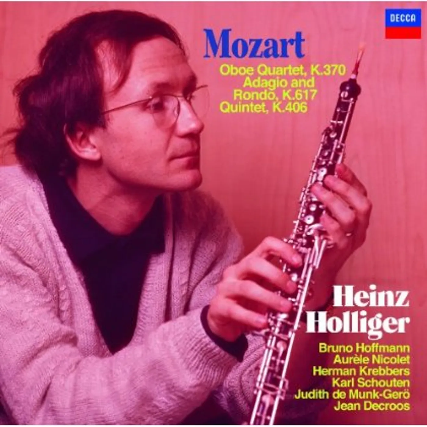 Heinz Holliger MOZART: OBOE QUARTET. QUINTET CD
