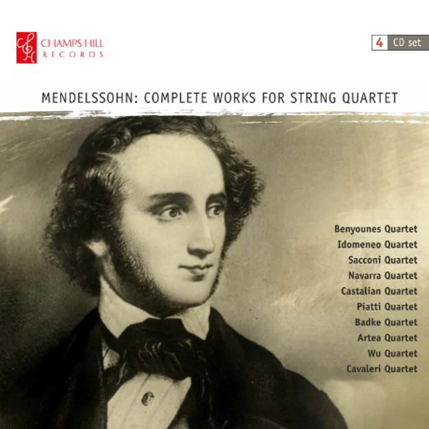 Mendelssohn COMP WORKS FOR STRING QUARTET CD