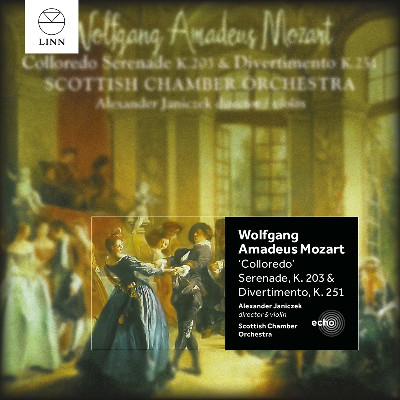 Wolfgang Amadeus Mozart COLLOREDO SERENADE K. 203 & DIVERTIMENTO K. 251 CD