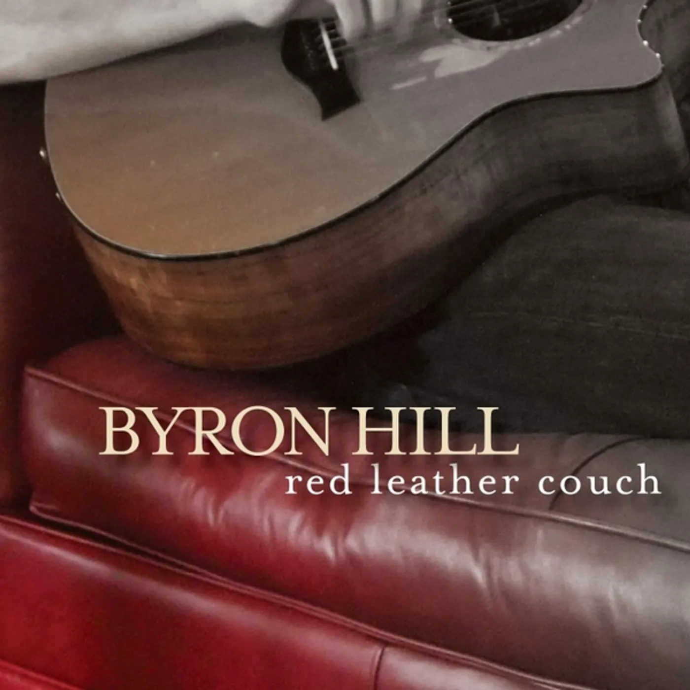 Byron Hill RED LEATHER COUCH CD