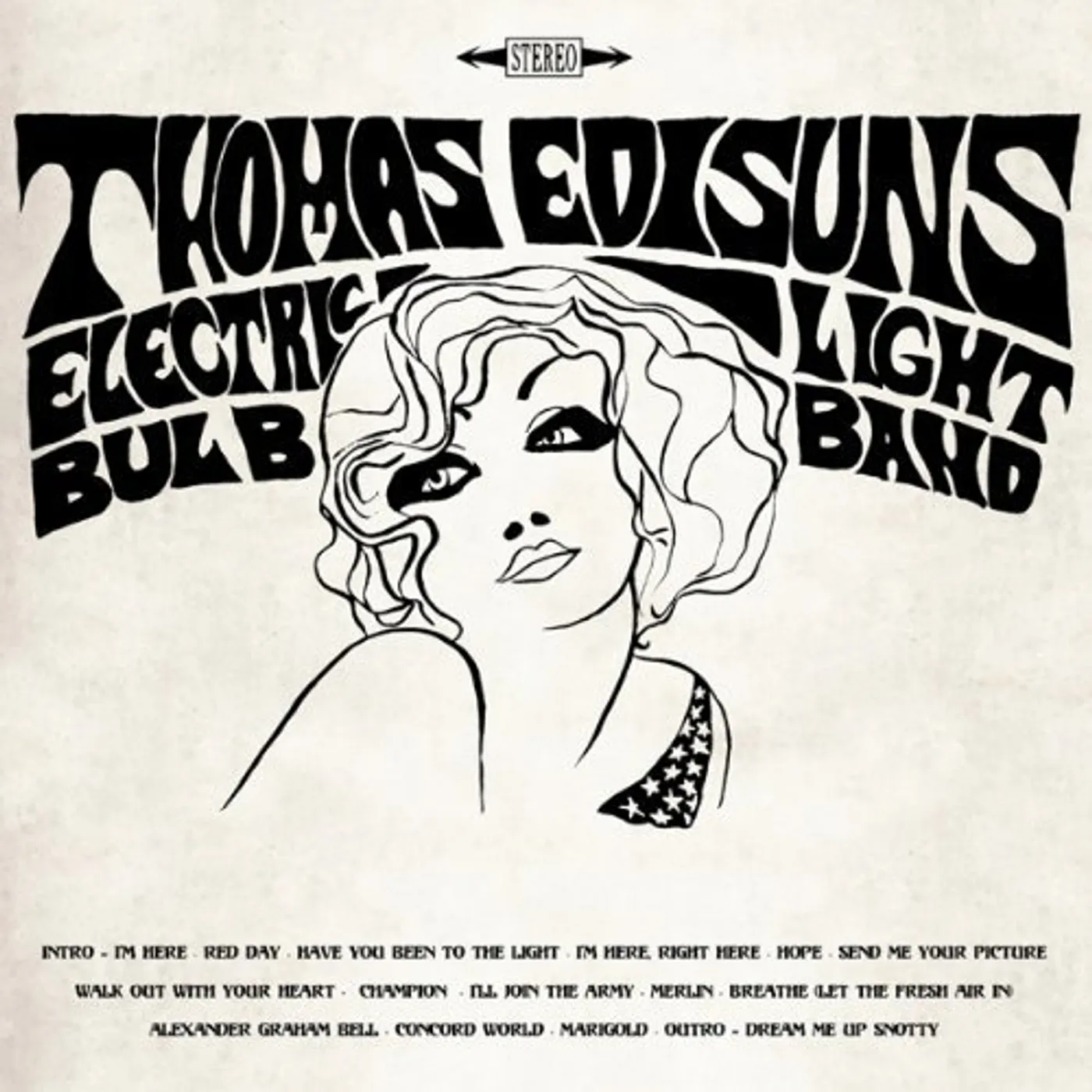 Thomas Edisun's Electric Light Bulb Band RED DAY ALBUM Vinyl Record