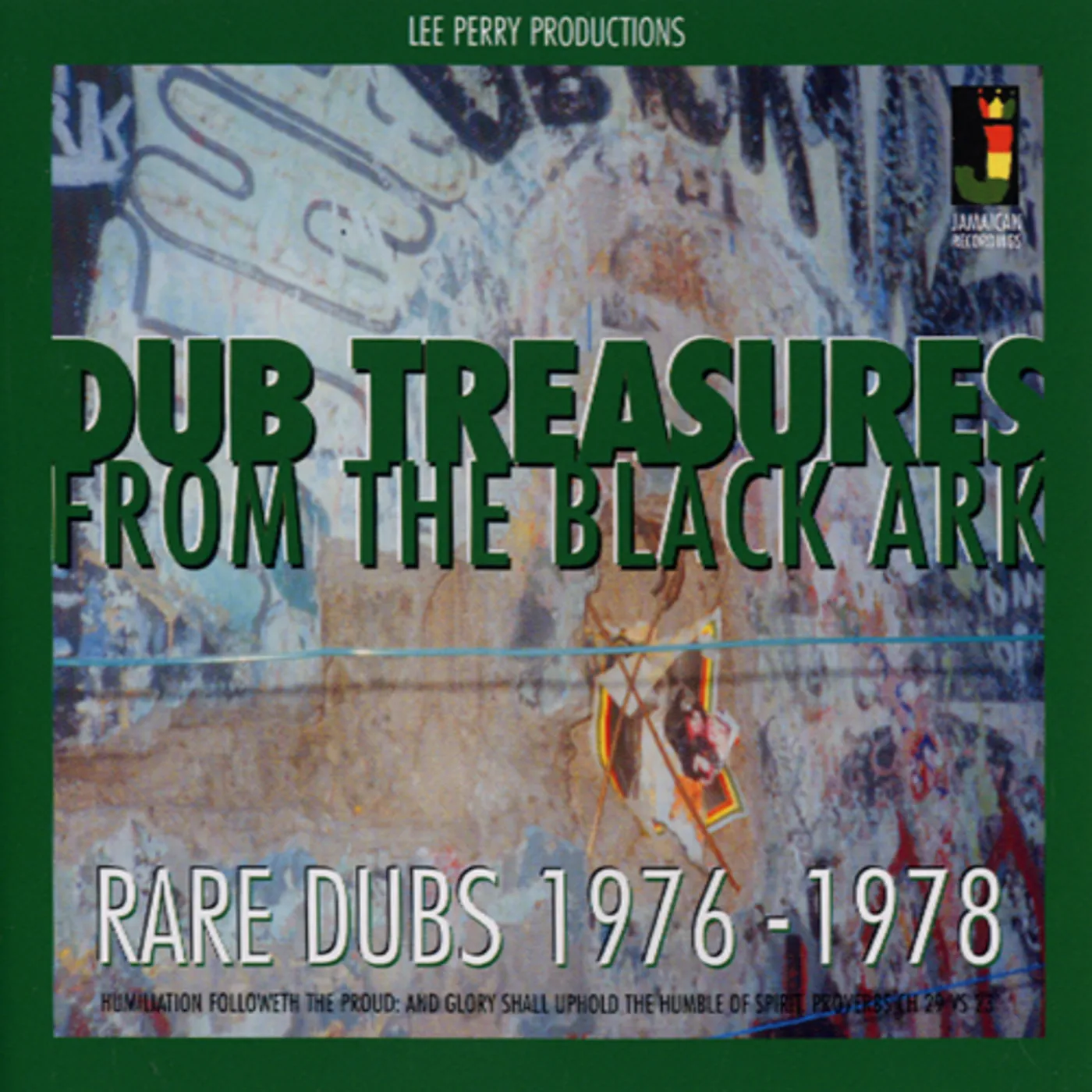 Lee Perry DUB TREASURES FROM THE BLACK ARK CD
