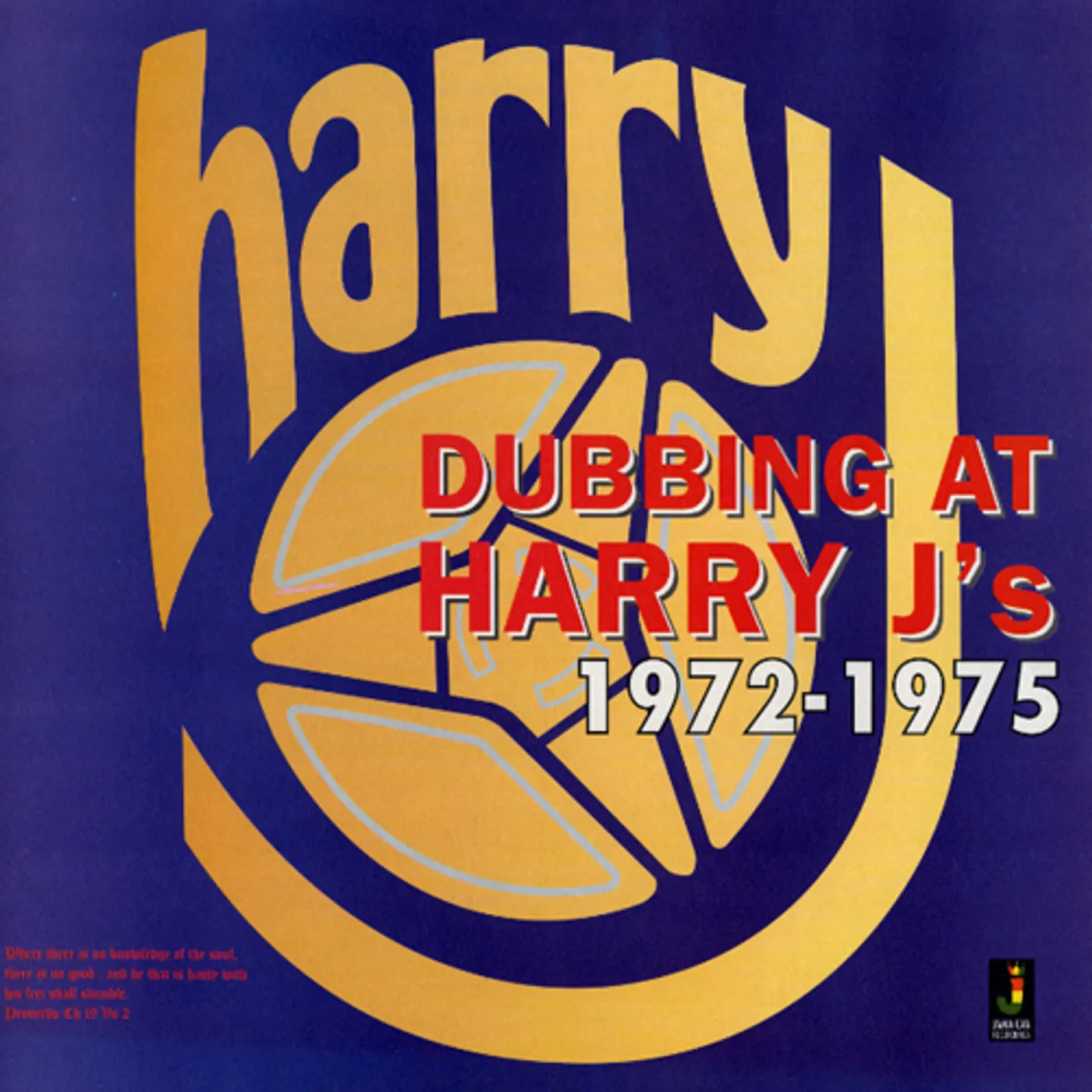 Harry J All Stars DUBBING AT HARRY J'S 1972-1975 CD