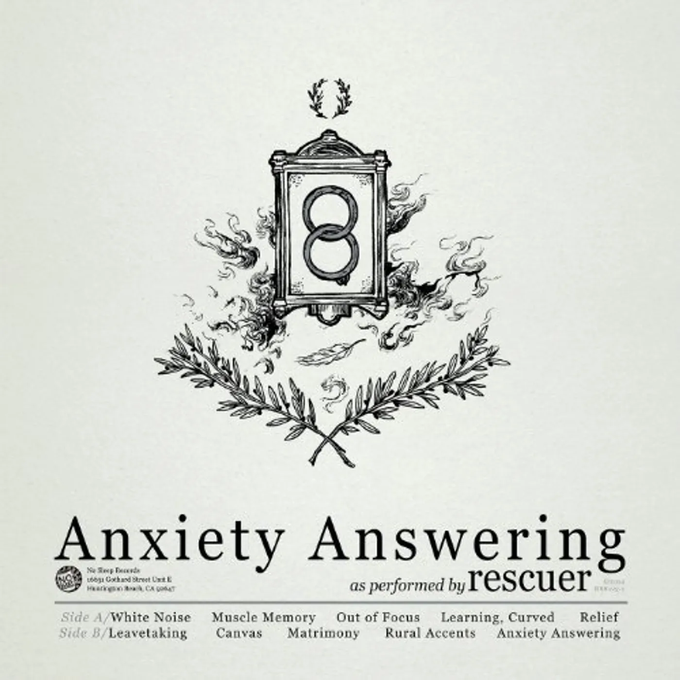 Rescuer Anxiety Answering Vinyl Record